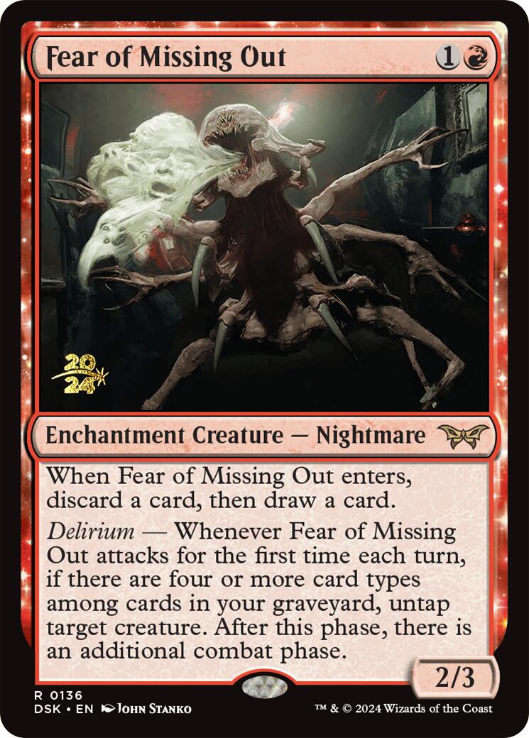 Fear of Missing Out [Duskmourn: House of Horror Prerelease Promos] | Magic Magpie