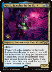 Nashi, Searcher in the Dark [Duskmourn: House of Horror Prerelease Promos] | Magic Magpie