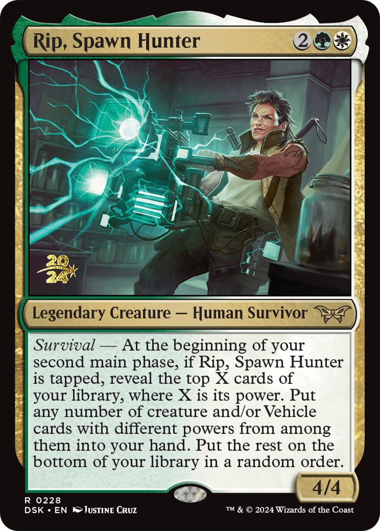 Rip, Spawn Hunter [Duskmourn: House of Horror Prerelease Promos] | Magic Magpie