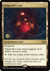 Valgavoth's Lair [Duskmourn: House of Horror Prerelease Promos] | Magic Magpie