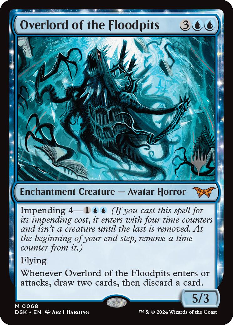 Overlord of the Floodpits [Duskmourn: House of Horror Promos] | Magic Magpie