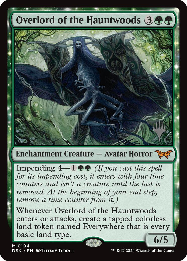 Overlord of the Hauntwoods [Duskmourn: House of Horror Promos] | Magic Magpie