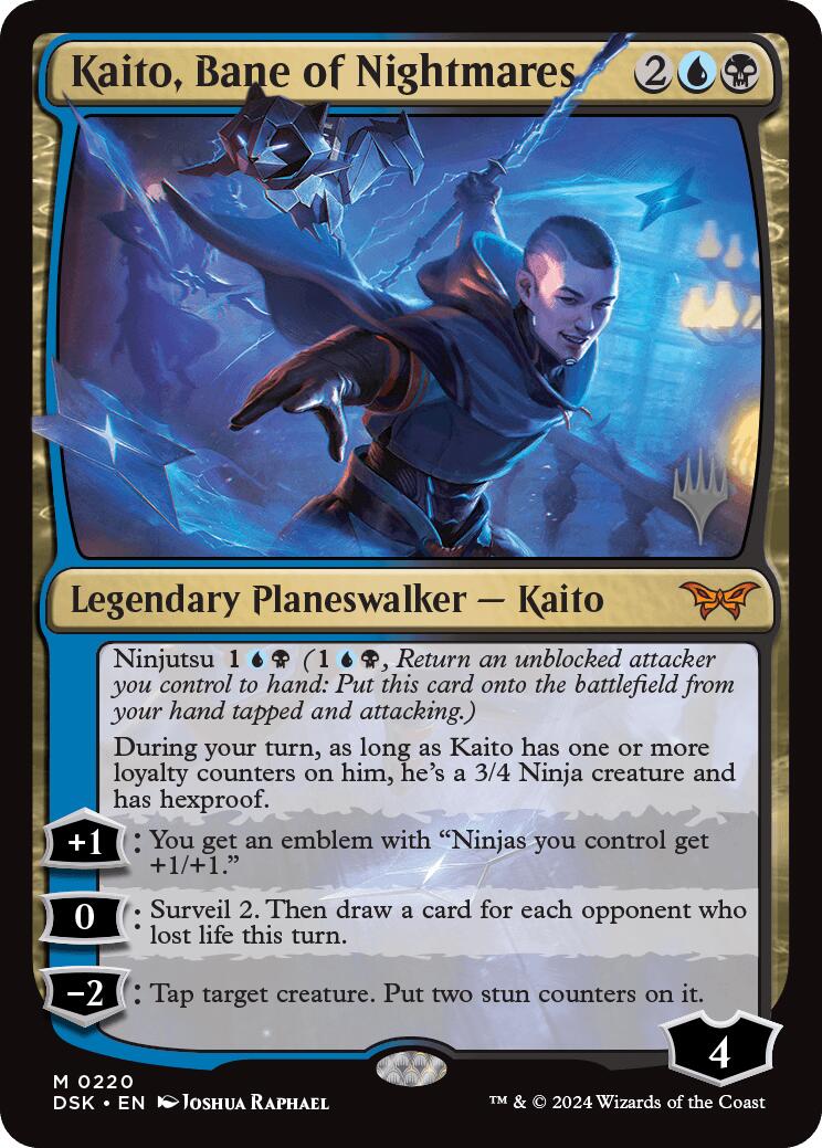 Kaito, Bane of Nightmares [Duskmourn: House of Horror Promos] | Magic Magpie