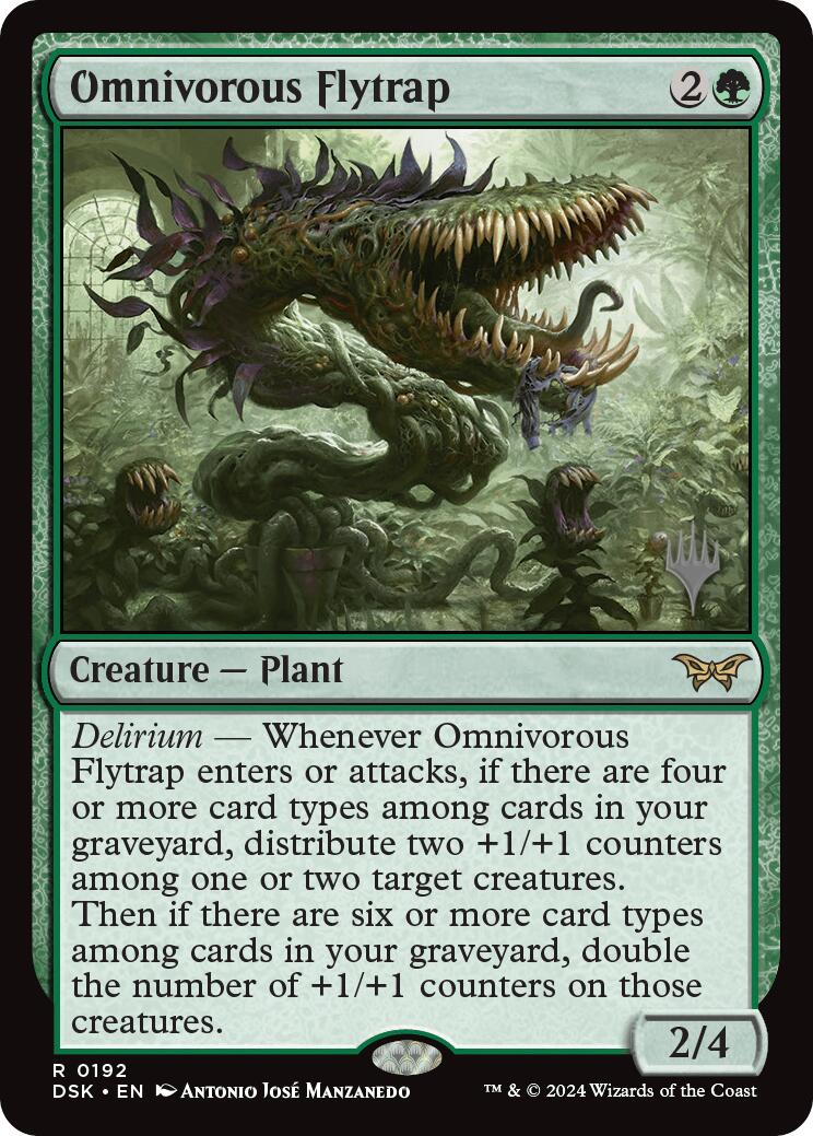 Omnivorous Flytrap [Duskmourn: House of Horror Promos] | Magic Magpie