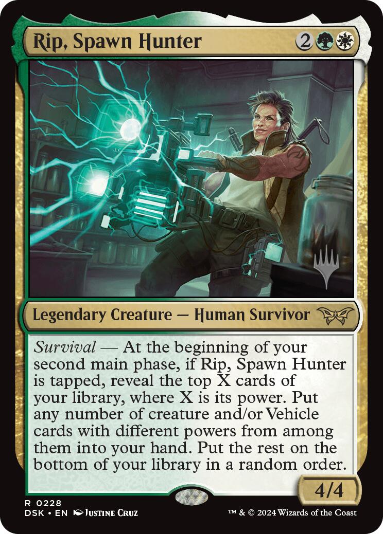 Rip, Spawn Hunter [Duskmourn: House of Horror Promos] | Magic Magpie