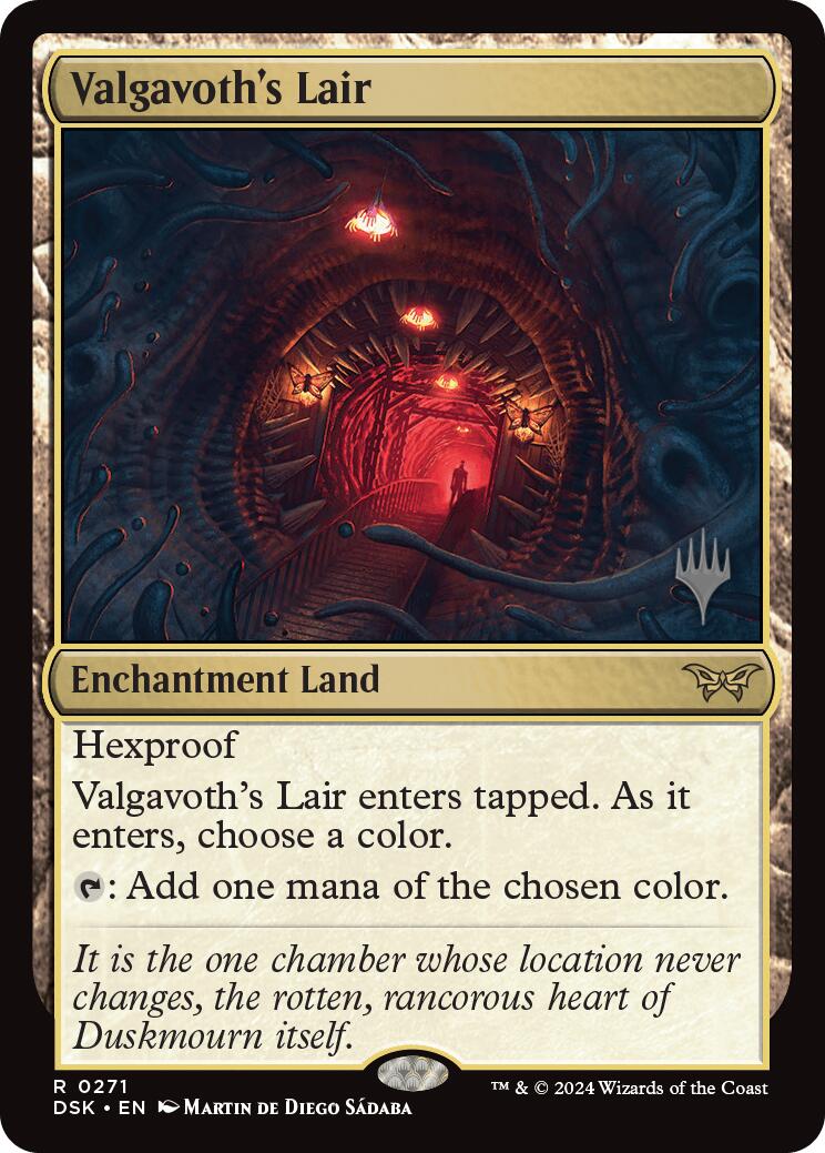 Valgavoth's Lair [Duskmourn: House of Horror Promos] | Magic Magpie