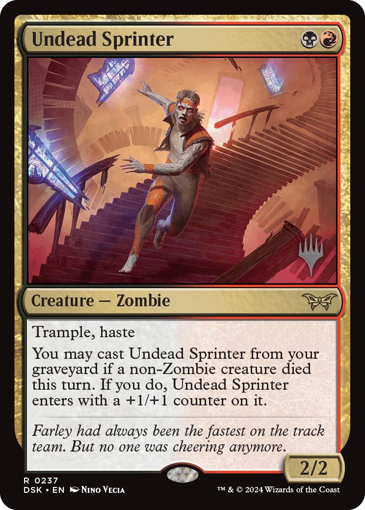 Undead Sprinter [Duskmourn: House of Horror Promos] | Magic Magpie