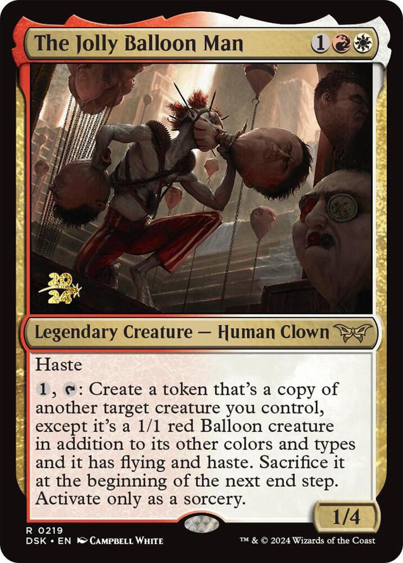 The Jolly Balloon Man [The Lost Caverns of Ixalan Prerelease Cards] | Magic Magpie