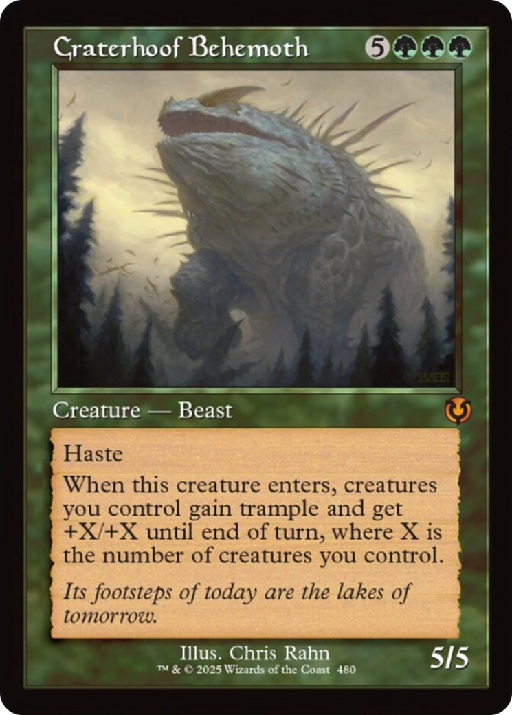 Craterhoof Behemoth (Retro Frame) [Innistrad Remastered] | Magic Magpie