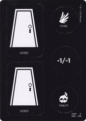 Punch Card Token (1 // 2) [Duskmourn: House of Horror Tokens] | Magic Magpie