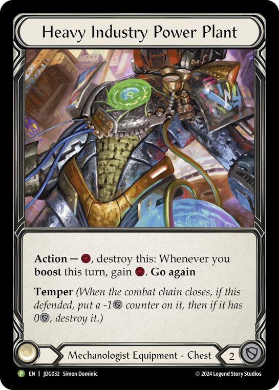 Heavy Industry Power Plant [JDG032] (Promo)  Cold Foil | Magic Magpie