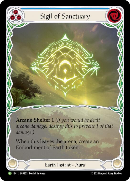 Sigil of Sanctuary (Extended Art) - LGS323 [LGS323] (Promo)  Rainbow Foil | Magic Magpie