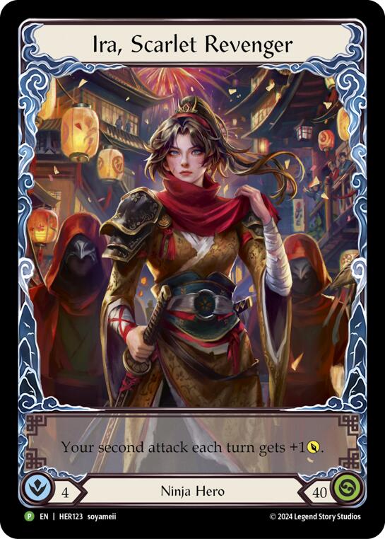 Ira, Scarlet Revenger - HER123 [HER123] (Promo)  Rainbow Foil | Magic Magpie