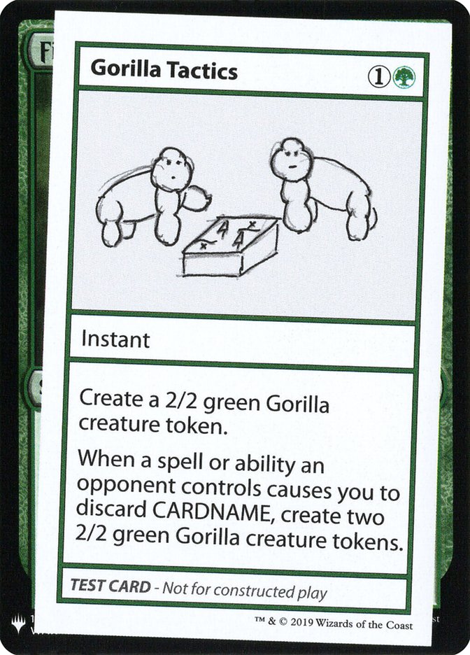 Gorilla Tactics [Mystery Booster Playtest Cards] | Magic Magpie