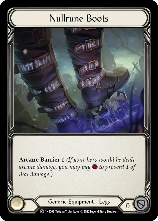 Nullrune Boots [1HB006] (History Pack 1 Bravo Blitz Deck) | Magic Magpie