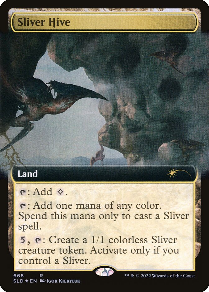 Sliver Hive (Extended Art) [Secret Lair Drop Promos] | Magic Magpie