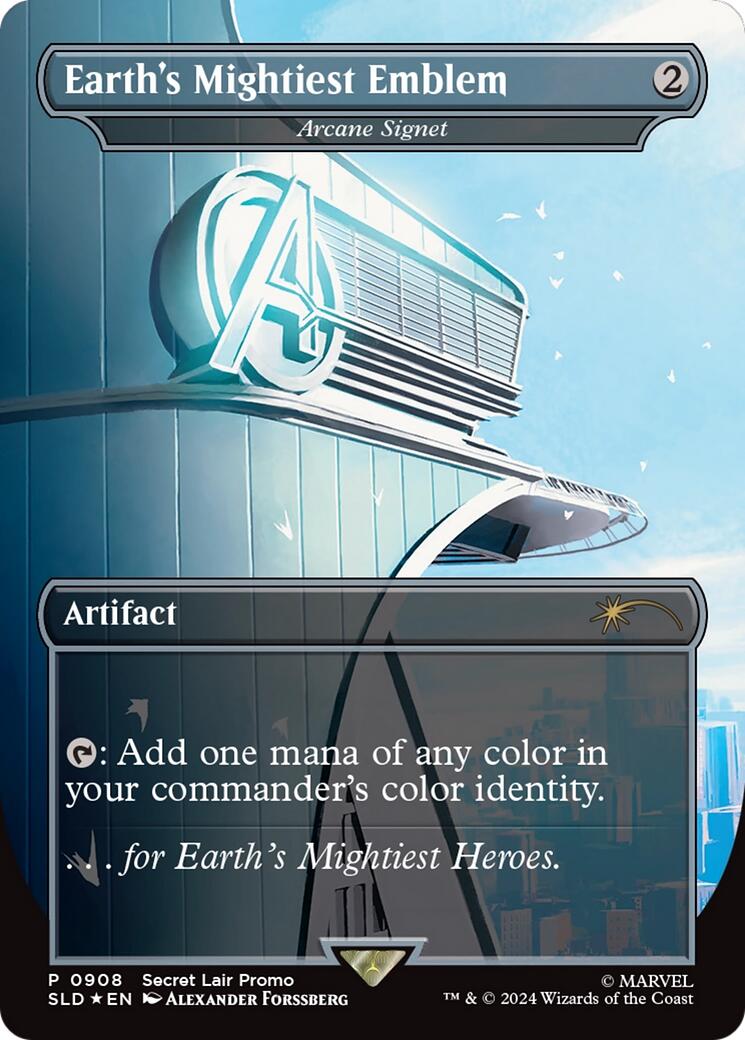 Earth's Mightiest Emblem - Arcane Signet [Secret Lair Drop Series] | Magic Magpie