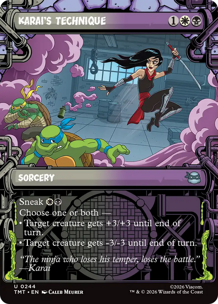Karai's Technique (Showcase) [Teenage Mutant Ninja Turtles] | Magic Magpie