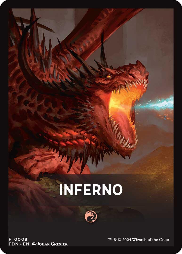 Inferno Theme Card [Foundations Tokens] | Magic Magpie