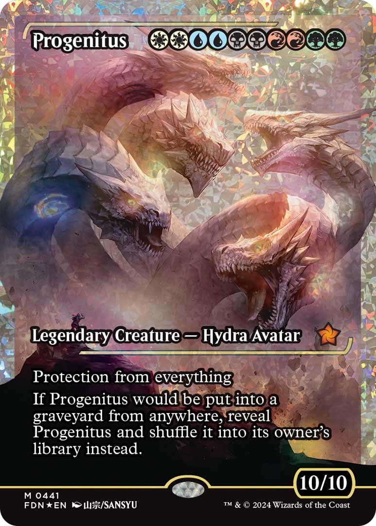 Progenitus (Showcase) (Fracture Foil) [Foundations] | Magic Magpie