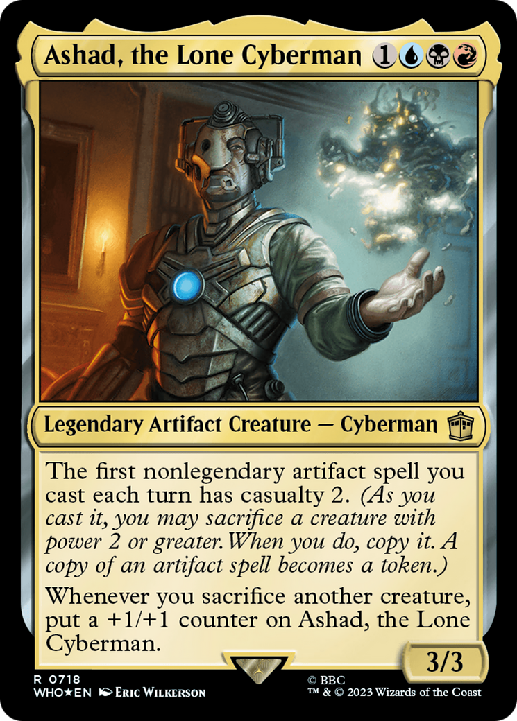 Ashad, the Lone Cyberman (Surge Foil) [Doctor Who] | Magic Magpie