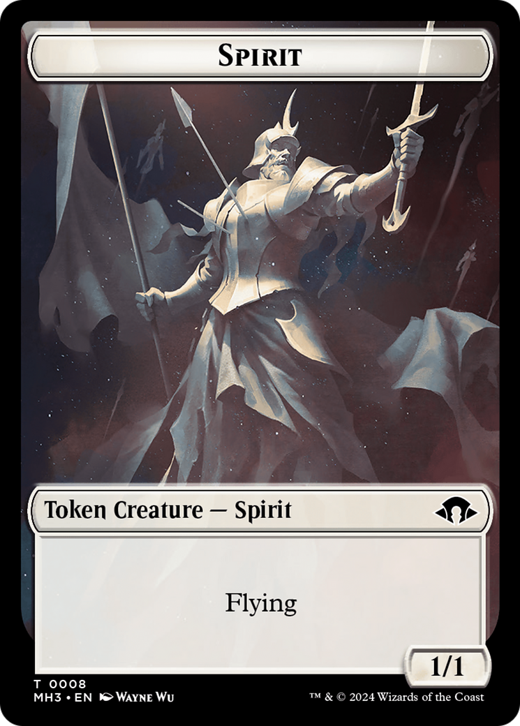 Phyrexian Germ // Spirit (0008) Double-Sided Token [Modern Horizons 3 Tokens] | Magic Magpie