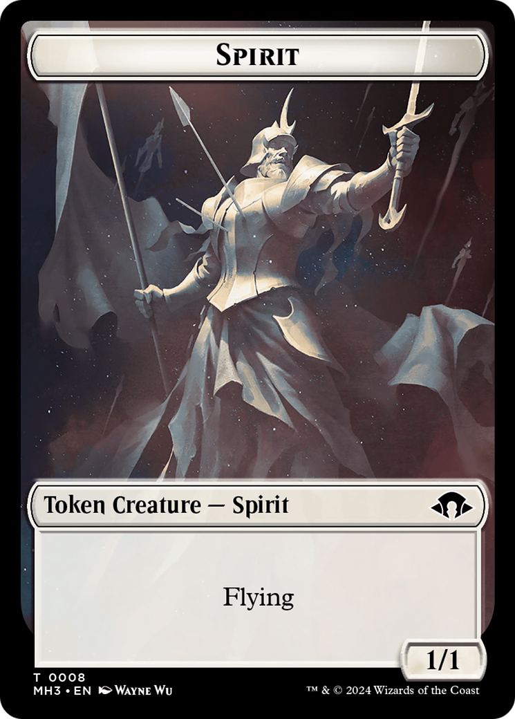 Eldrazi Spawn // Spirit (0008) Double-Sided Token [Modern Horizons 3 Tokens] | Magic Magpie