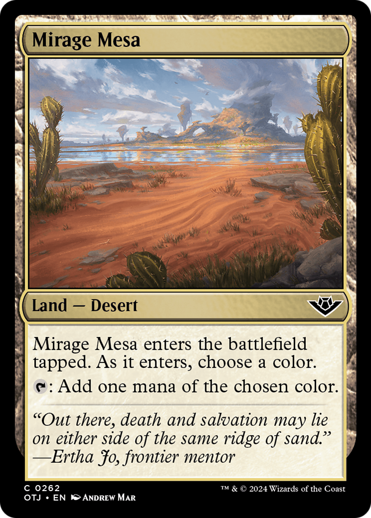 Mirage Mesa [Outlaws of Thunder Junction] | Magic Magpie