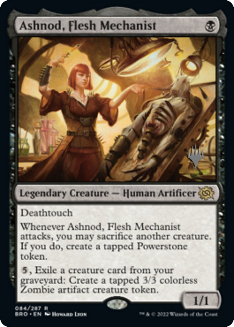 Ashnod, Flesh Mechanist (Promo Pack) [The Brothers' War Promos] | Magic Magpie