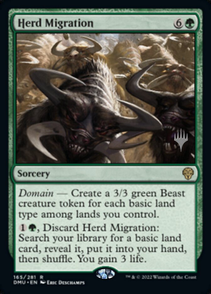 Herd Migration (Promo Pack) [Dominaria United Promos] | Magic Magpie