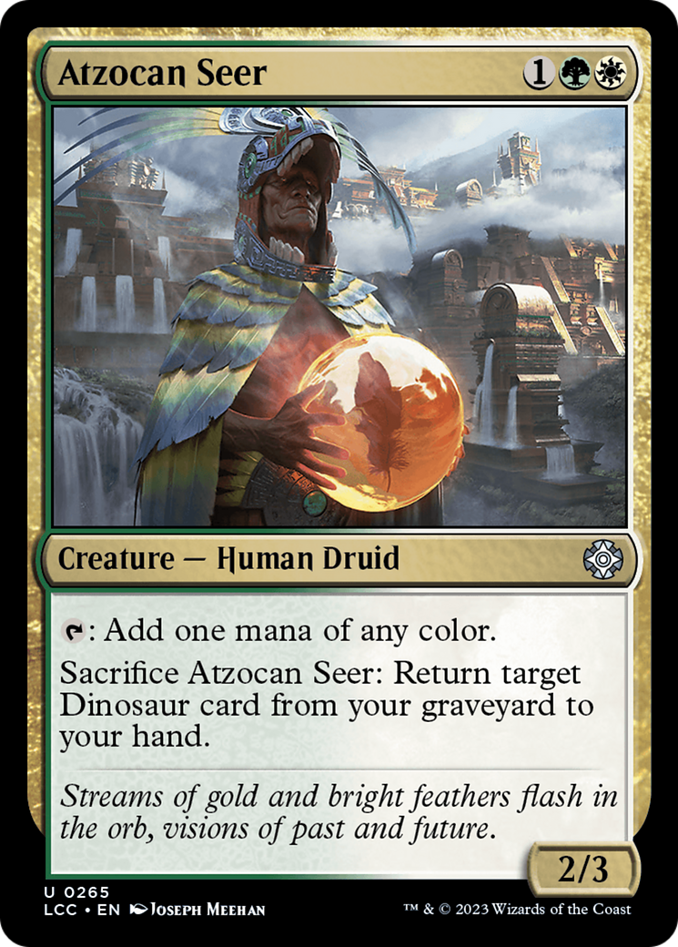 Atzocan Seer [The Lost Caverns of Ixalan Commander] | Magic Magpie