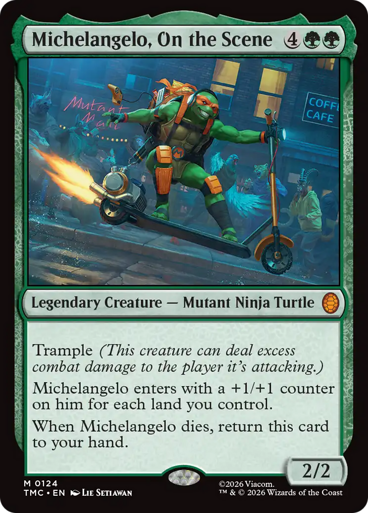 Michelangelo, On the Scene [Teenage Mutant Ninja Turtles Commander] | Magic Magpie