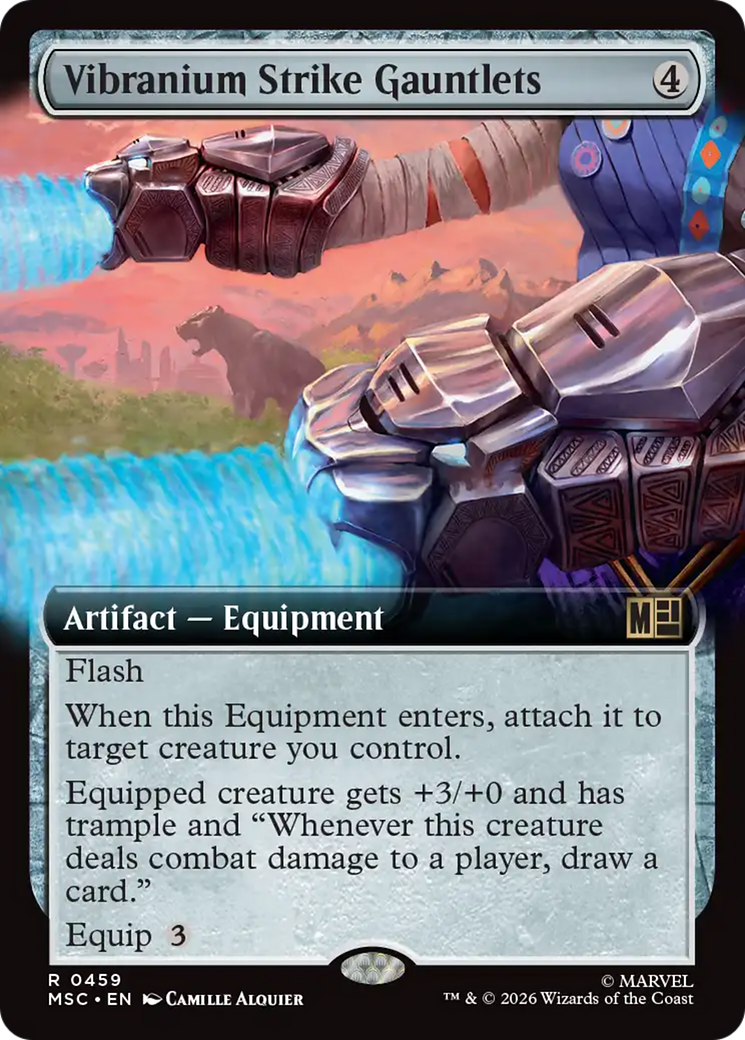 Vibranium Strike Gauntlets (Extended Art) [Marvel Super Heroes Commander] | Magic Magpie