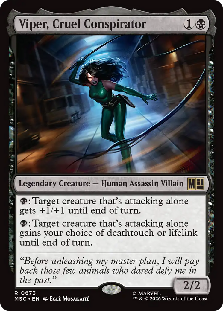 Viper, Cruel Conspirator [Marvel Super Heroes Commander] | Magic Magpie