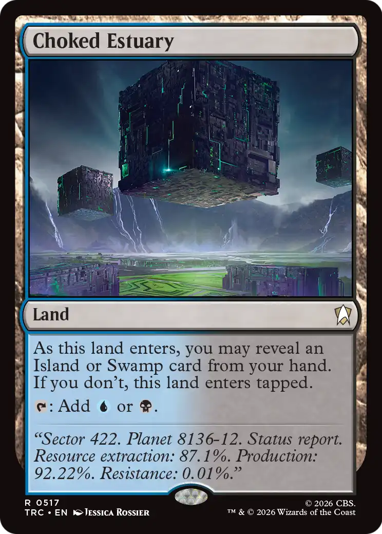 Choked Estuary (Surge Foil) [Star Trek Commander] | Magic Magpie