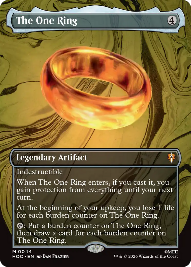 The One Ring (Borderless) [The Hobbit] | Magic Magpie