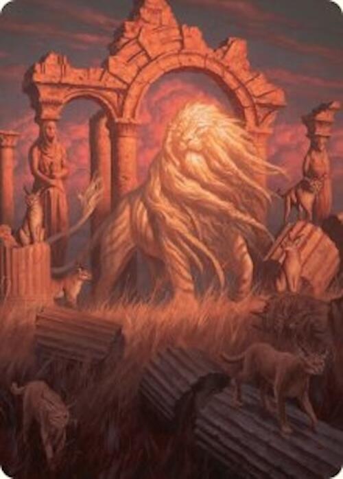 Arahbo, the First Fang Art Card (26/54) [Foundations Art Series] | Magic Magpie