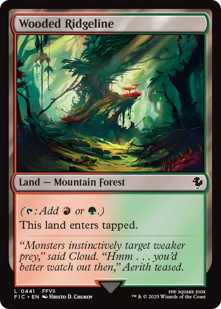 Wooded Ridgeline [FINAL FANTASY Commander] | Magic Magpie