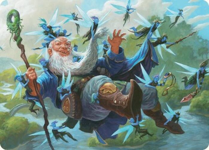 Mischievous Mystic Art Card (7/54) [Foundations Art Series] | Magic Magpie