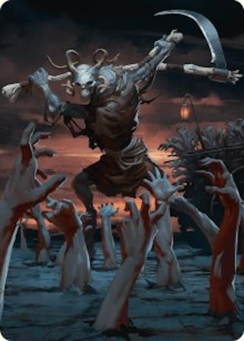 Abyssal Harvester Art Card (34/54) [Foundations Art Series] | Magic Magpie