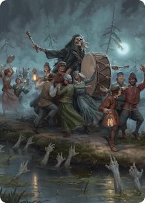 Blasphemous Edict Art Card (35/54) [Foundations Art Series] | Magic Magpie