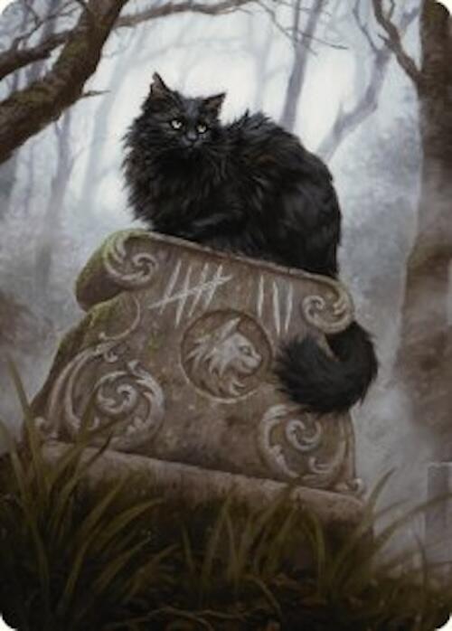 Nine-Lives Familiar 2 Art Card (36/54) [Foundations Art Series] | Magic Magpie