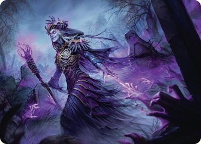 Zul Ashur, Lich Lord Art Card (10/54) [Foundations Art Series] | Magic Magpie