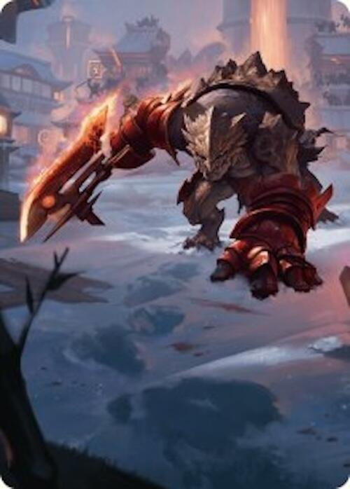 Searslicer Goblin Art Card (39/54) [Foundations Art Series] | Magic Magpie