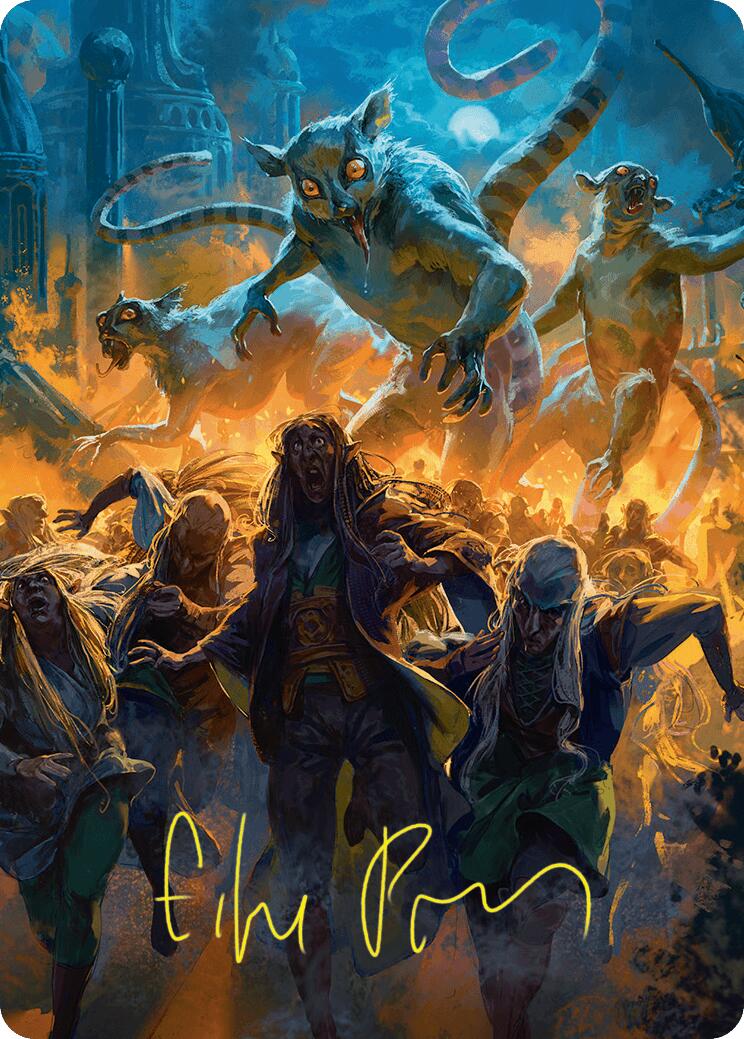 Preposterous Proportions Art Card (43/54) (Gold-Stamped Signature) [Foundations Art Series] | Magic Magpie