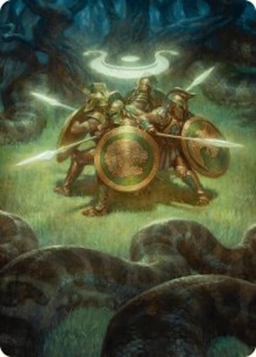 Anthem of Champions Art Card (47/54) [Foundations Art Series] | Magic Magpie