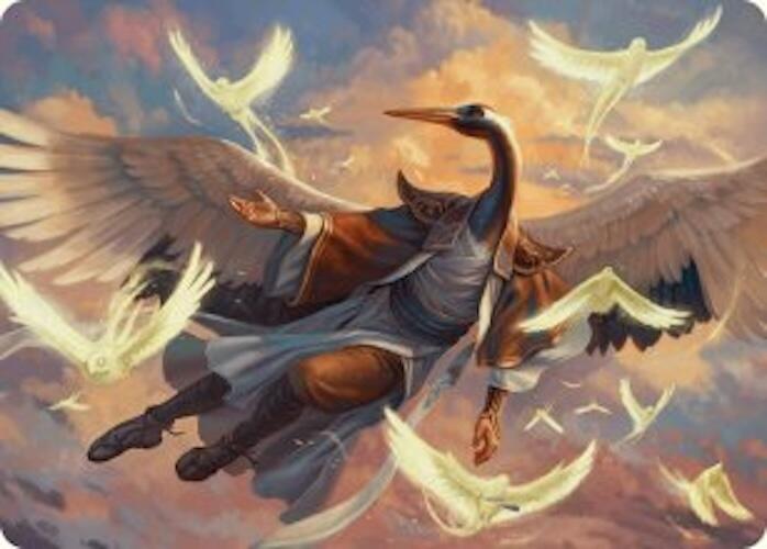 Kykar, Zephyr Awakener Art Card (16/54) [Foundations Art Series] | Magic Magpie