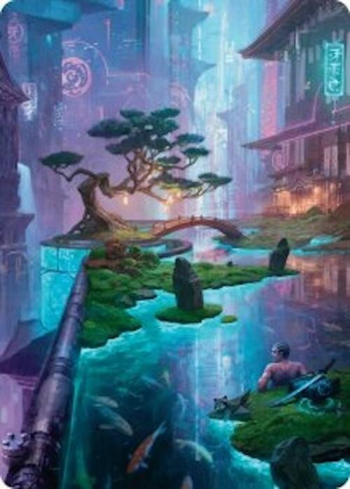 Island Art Card (22/54) [Foundations Art Series] | Magic Magpie