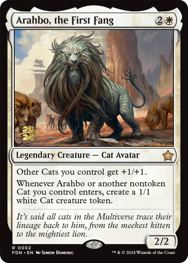 Arahbo, the First Fang [Foundations Prerelease Promos] | Magic Magpie