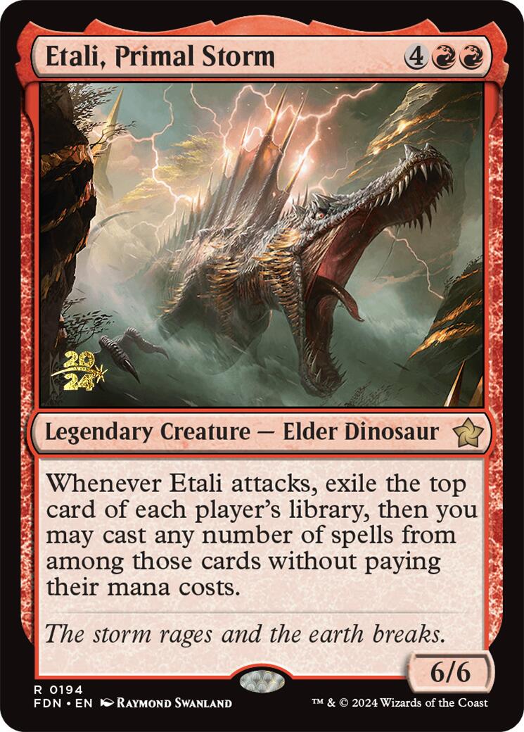 Etali, Primal Storm [Foundations Prerelease Promos] | Magic Magpie